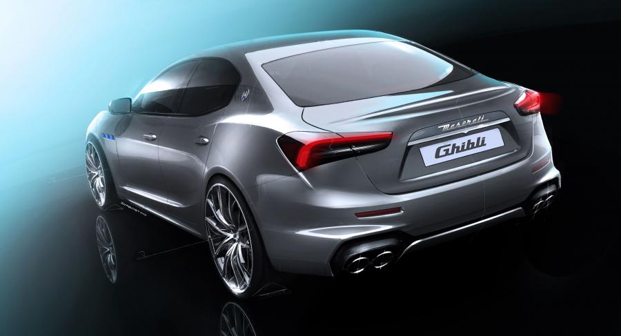 Эскиз Maserati Ghibli GranSport Hybrid (M157) 2020 года  (фото 21 из 25)